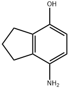 7-Amino-2,3-dihydro-1H-inden-4-ol Struktur