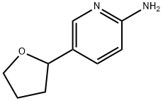 2-Amino-5-(tetrahydrofuran-2-yl)pyridine Struktur
