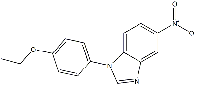 1-(4-ethoxyphenyl)-5-nitro-1H-benzimidazole Structure