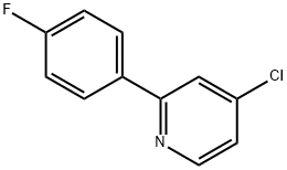 4-Chloro-2-(4-fluorophenyl)pyridine Struktur