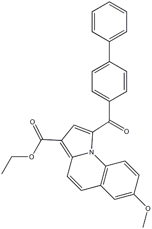 ethyl 1-{[1,1'-biphenyl]-4-carbonyl}-7-methoxypyrrolo[1,2-a]quinoline-3-carboxylate|