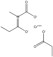 Propanoic acid, chromium(3+) salt (9CI) Struktur