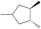 1,trans-2,cis-4-trimethylcyclopentane Structure