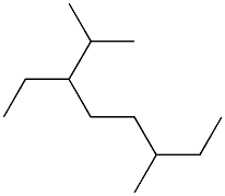 2,6-dimethyl-3-ethyloctane Structure