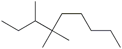 3,4,4-trimethylnonane Structure