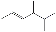 4,5-dimethyl-trans-2-hexene Structure