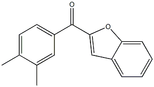 2-[(3,4-dimethylphenyl)carbonyl]-1-benzofuran Structure