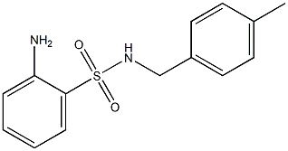2-amino-N-(4-methylbenzyl)benzenesulfonamide Structure
