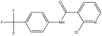 2-chloro-N-[4-(trifluoromethyl)phenyl]pyridine-3-carboxamide Structure