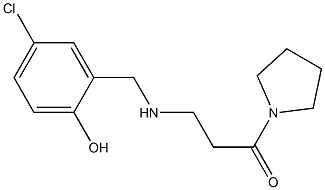 3-{[(5-chloro-2-hydroxyphenyl)methyl]amino}-1-(pyrrolidin-1-yl)propan-1-one|