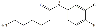 6-amino-N-(3-chloro-4-fluorophenyl)hexanamide Structure