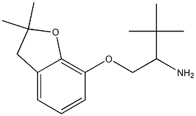 7-(2-amino-3,3-dimethylbutoxy)-2,2-dimethyl-2,3-dihydro-1-benzofuran Structure