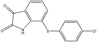 7-[(4-chlorophenyl)thio]-1H-indole-2,3-dione