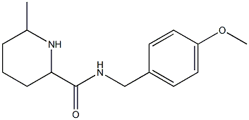 N-(4-methoxybenzyl)-6-methylpiperidine-2-carboxamide Struktur