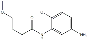 N-(5-amino-2-methoxyphenyl)-4-methoxybutanamide Struktur