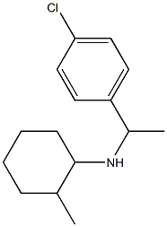 N-[1-(4-chlorophenyl)ethyl]-2-methylcyclohexan-1-amine Struktur