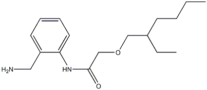 N-[2-(aminomethyl)phenyl]-2-[(2-ethylhexyl)oxy]acetamide Struktur