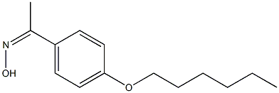 N-{1-[4-(hexyloxy)phenyl]ethylidene}hydroxylamine Struktur