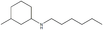 N-hexyl-3-methylcyclohexan-1-amine Struktur