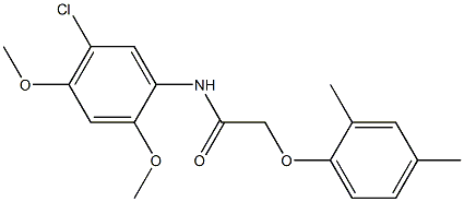 N-(5-chloro-2,4-dimethoxyphenyl)-2-(2,4-dimethylphenoxy)acetamide Structure