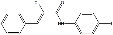 (Z)-2-chloro-N-(4-iodophenyl)-3-phenyl-2-propenamide