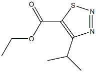 Ethyl 4-isopropyl-1,2,3-thiadiazole-5-carboxylate ,97% Struktur
