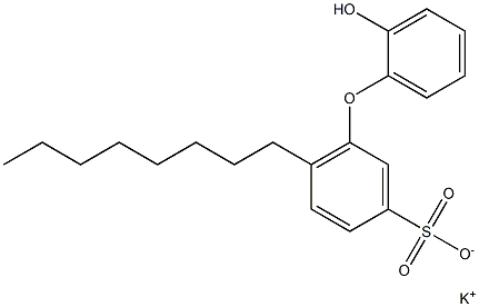 2'-Hydroxy-6-octyl[oxybisbenzene]-3-sulfonic acid potassium salt