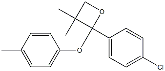 2-(4-Chlorophenyl)-2-(4-methylphenoxy)-3,3-dimethyloxetane