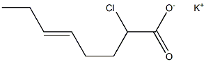 2-Chloro-5-octenoic acid potassium salt