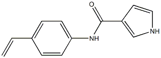 N-(4-Ethenylphenyl)-1H-pyrrole-3-carboxamide Struktur