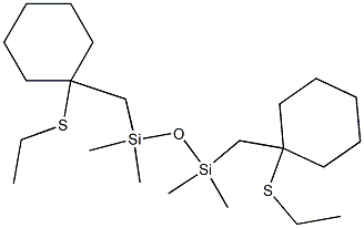 [1-(Ethylthio)cyclohexyl](trimethylsilyl) ether Struktur