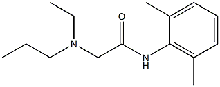 2-(Ethylpropylamino)-N-(2,6-dimethylphenyl)acetamide Struktur