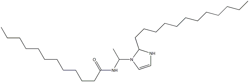 1-(1-Lauroylaminoethyl)-2-dodecyl-4-imidazoline Struktur