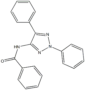 4-(Benzoylamino)-2,5-diphenyl-2H-1,2,3-triazole Struktur