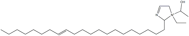 1-Ethyl-2-(13-henicosenyl)-1-(1-hydroxyethyl)-3-imidazoline-1-ium Struktur