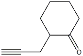 2-Propargylcyclohexanone Structure