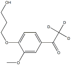 1-[4-(3-Hydroxypropoxy)-3-methoxyphenyl]-ethanone-d3