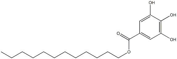 Dodecyl gallate Structure
