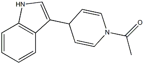 3-(1-ACETYL-1,4-DIHYDROPYRIDIN-4-YL)INDOLE Structure