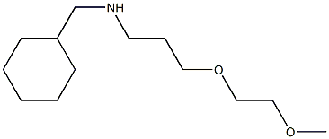 (cyclohexylmethyl)[3-(2-methoxyethoxy)propyl]amine Structure