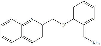 [2-(quinolin-2-ylmethoxy)phenyl]methanamine Struktur