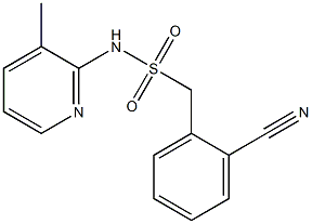 1-(2-cyanophenyl)-N-(3-methylpyridin-2-yl)methanesulfonamide