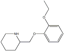 2-[(2-ethoxyphenoxy)methyl]piperidine Structure