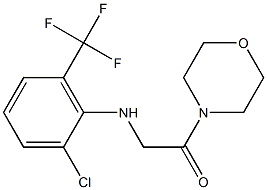 2-{[2-chloro-6-(trifluoromethyl)phenyl]amino}-1-(morpholin-4-yl)ethan-1-one
