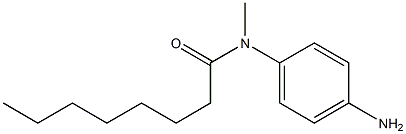 N-(4-aminophenyl)-N-methyloctanamide Struktur
