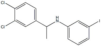N-[1-(3,4-dichlorophenyl)ethyl]-3-iodoaniline Structure