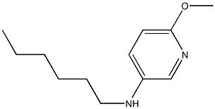 N-hexyl-6-methoxypyridin-3-amine Struktur