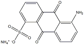 Ammonium 1-amino-5-anthraquinonesulfonate Structure