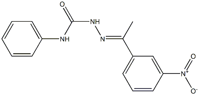 2-[(E)-1-(3-nitrophenyl)ethylidene]-N-phenyl-1-hydrazinecarboxamide Structure