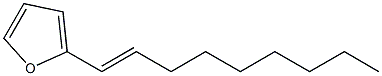 2-[(E)-1-Nonenyl]furan Structure